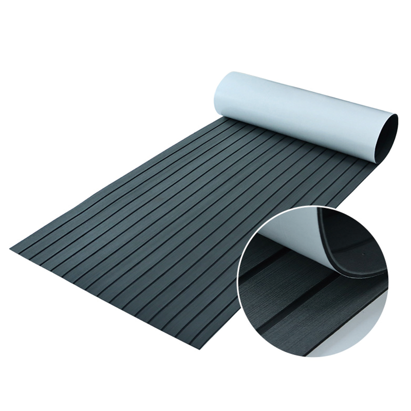 Boat Flooring,EVA Foam Decking Sheet Faux Teak Marine Mat Marine Carpet Cooler Tops,Non-Slip Self-Adhesive Flooring,for Boats, Yacht, Pontoon, Kayak Decking,94.5" x 23.6"