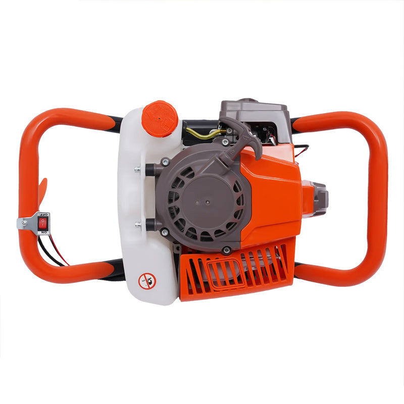 2-Stroke 71Cc Gasoline Earth Auger Borer 2.3kw Post Hole Digger Gas Powered Agricultural Machinery Earth Auger Borer Fence Ground Drill Bits