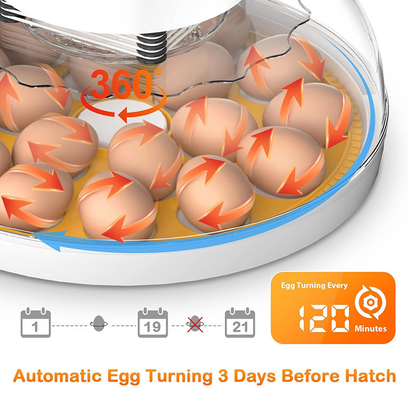 18 Egg incubator with automatic Egg turning and humidity control Incubator for chicken Eggs for Hatching Chickens