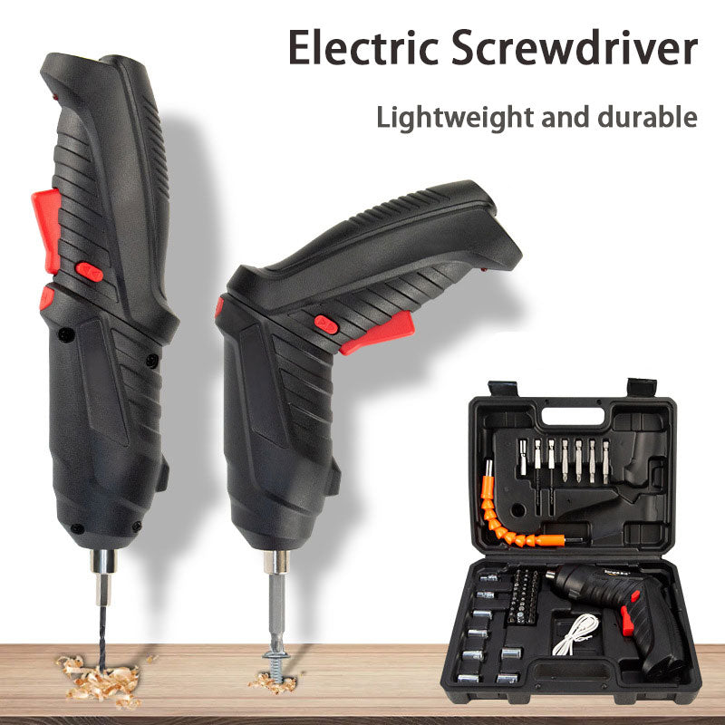 3.6V Electric Screwdriver Mini Rechargeable Hand Drill Screwdriver, Multifunctional Household Folding Drill Tool