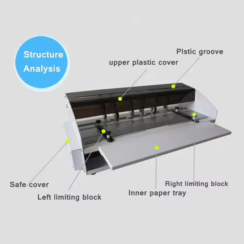 Multi-Function 3 in 1 Creasing Machine Electric Creasing Machine 21 Inch Paper Creasing Scoring Machine