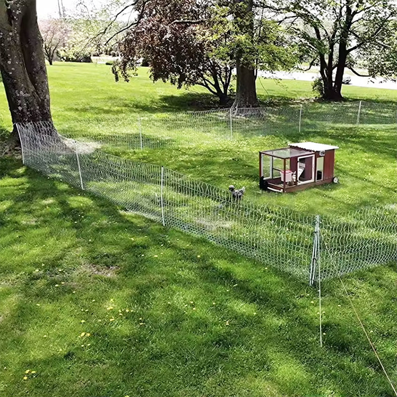 Double Single Spiked Poultry Netting Electric Fence Netting For Goat Sheep Chicken Dog