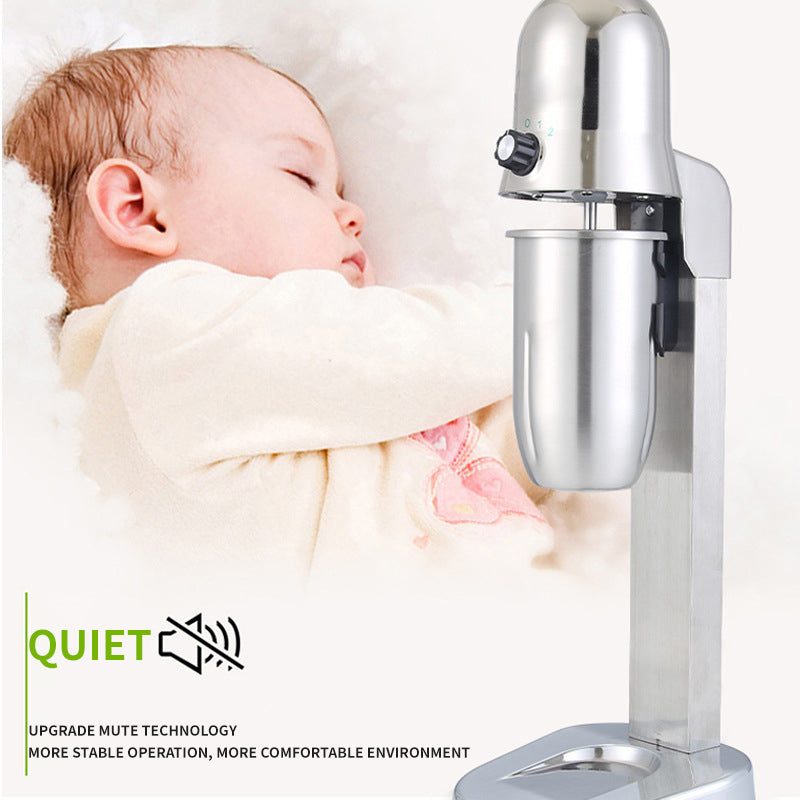 Stainless Steel Milkshake Maker 360W Double Head Classic Milkshake Maker 800ml Cups (Stainless Steel/PC)