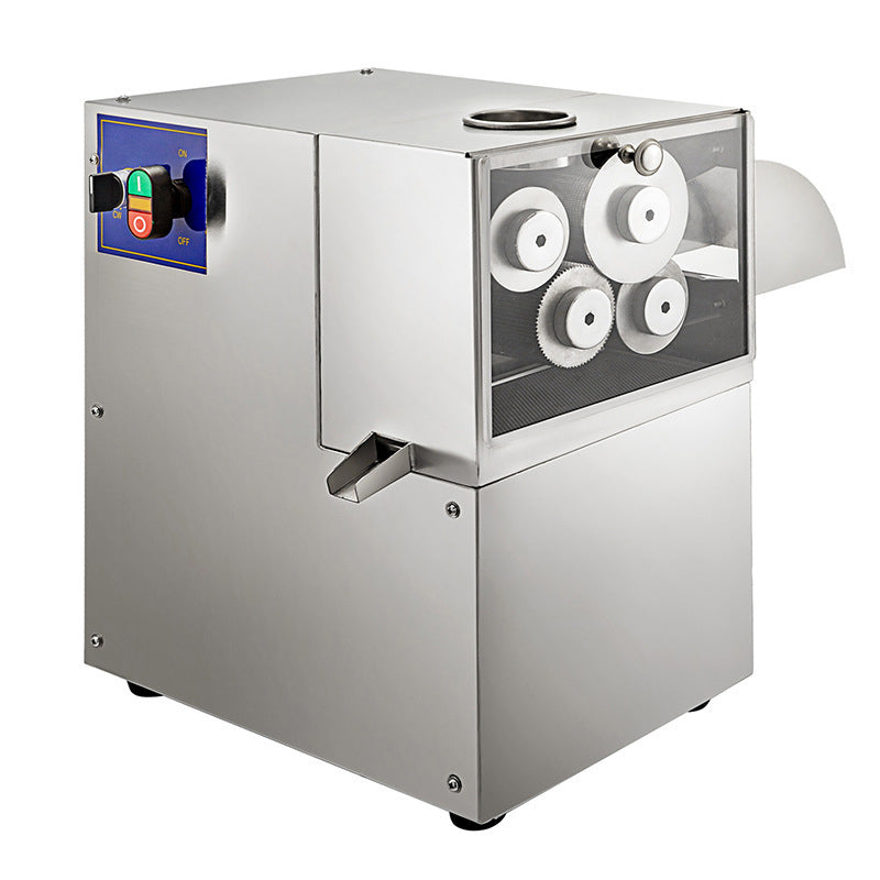 Large Four-Stick Commercial Electric Sugarcane Juicer 250kg/Hour Output Stainless Steel Sugarcane Press