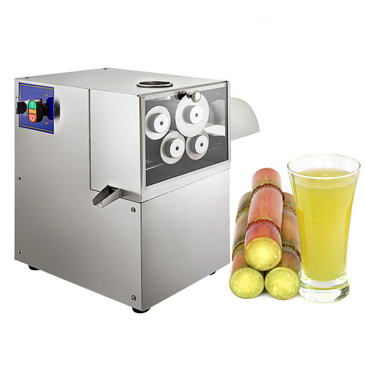 Large Four-Stick Commercial Electric Sugarcane Juicer 250kg/Hour Output Stainless Steel Sugarcane Press