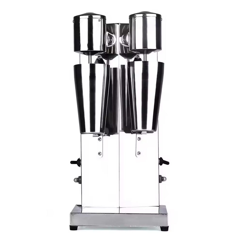 Electric Milkshake Machine Stainless Steel Milk Shake Machine Double Head Drink Mixer Make Milks Foam/Milkshake Bubble Tea Machine