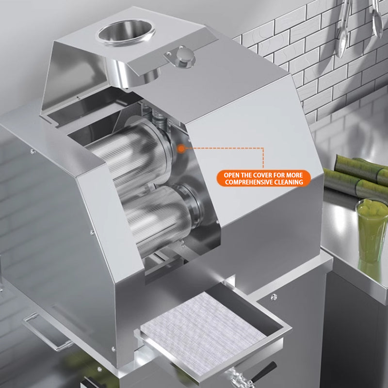 Commercial Powerful Electric Sugarcane Juicer Juicer Crusher Fully Automatic Small Press