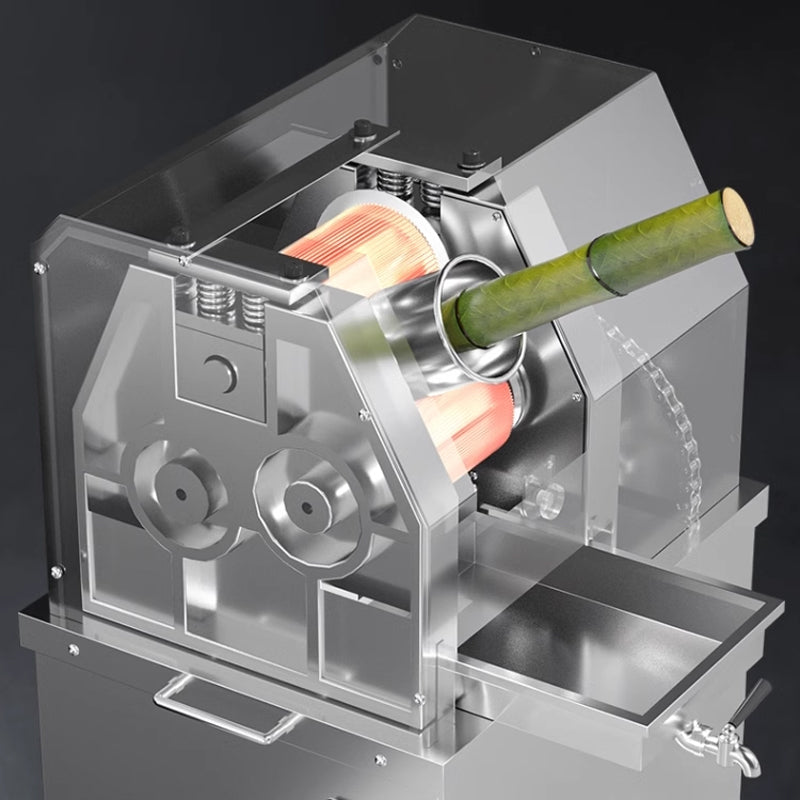 Commercial Powerful Electric Sugarcane Juicer Juicer Crusher Fully Automatic Small Press