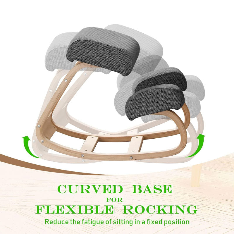Ergonomic Kneeling Chair, Rocking Kneeling Chair Posture Chair, Suitable For Home And Office