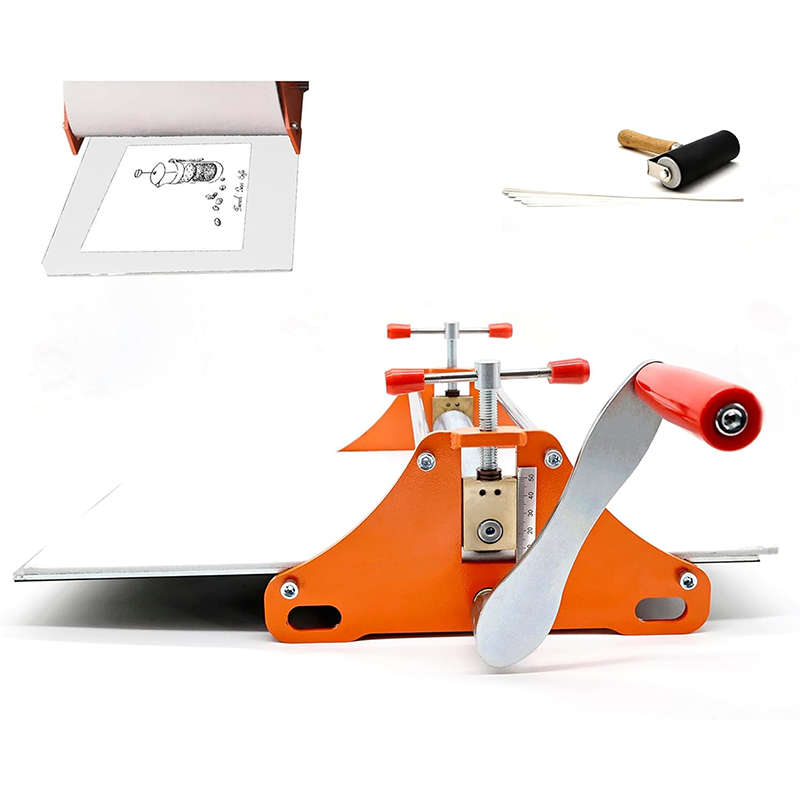 Printing Press, Simple Etching Press, Letterpress Press, All Metal Construction, Durable Professional Press For Solid Color Printing And Etching