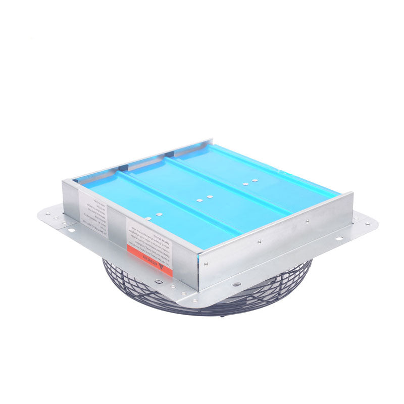 Square Industrial Exhaust Fan, 12 Inch Kitchen Shutter Exhaust Fan, Suitable For Garage And Shop, Attic Ventilation