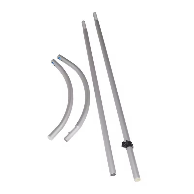 Full Thick Aluminum Pole Custom Feather Flag Kit 2 x Feather Flag Bundles 4.5M For Advertising With Ground Spike