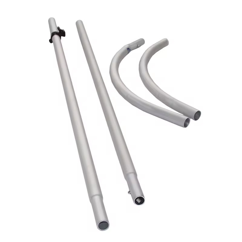 Full Thick Aluminum Pole Custom Feather Flag Kit 2 x Feather Flag Bundles 4.5M For Advertising With Ground Spike