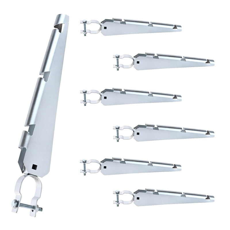 Barbed Wire Arm Extensions, Barbed Wire Arm Extensions, For Chain Link Fence (7 Pcs)