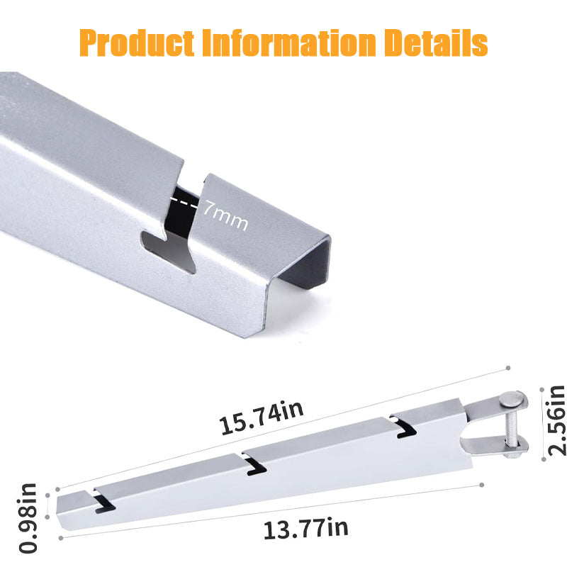 Barbed Wire Extension Arm, Fence Guardrail Adjustable Support Arm