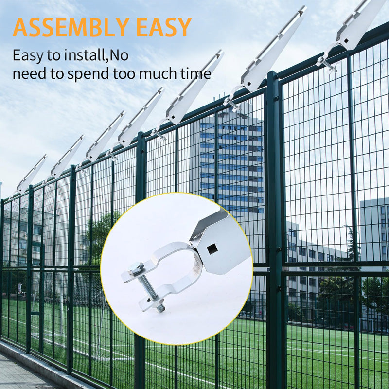 Barbed Wire Arm Extensions, Barbed Wire Arm Extensions, For Chain Link Fence (7 Pcs)