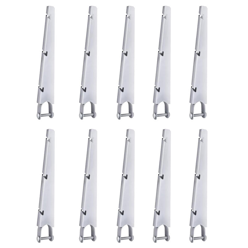 10 Pack 15.7 Inch Barbed Wire Arms, U-Shaped Bracket Design For Garden Outdoor