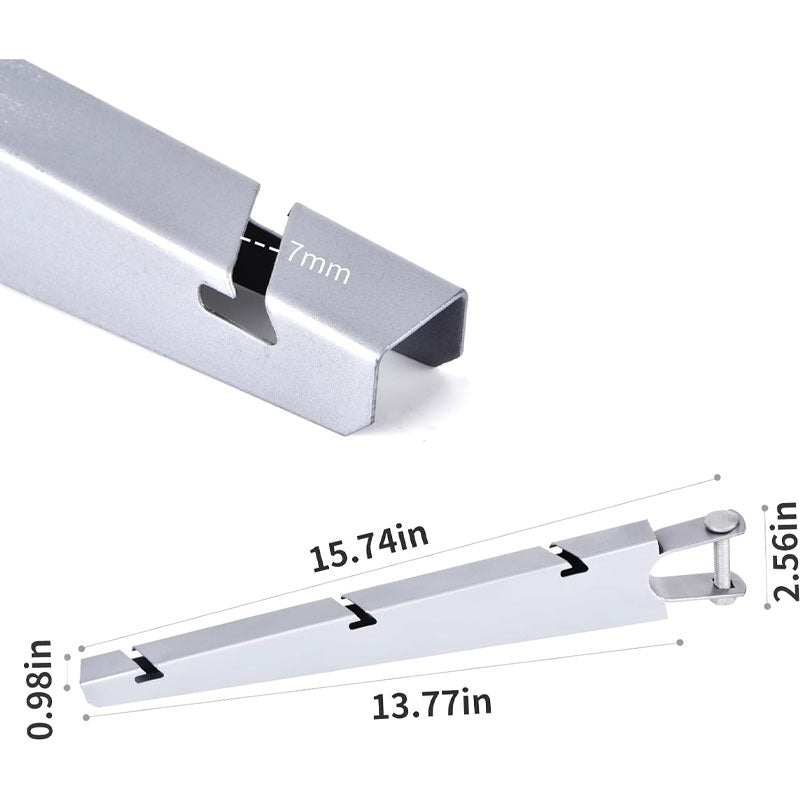 10 Pack 15.7 Inch Barbed Wire Arms, U-Shaped Bracket Design For Garden Outdoor