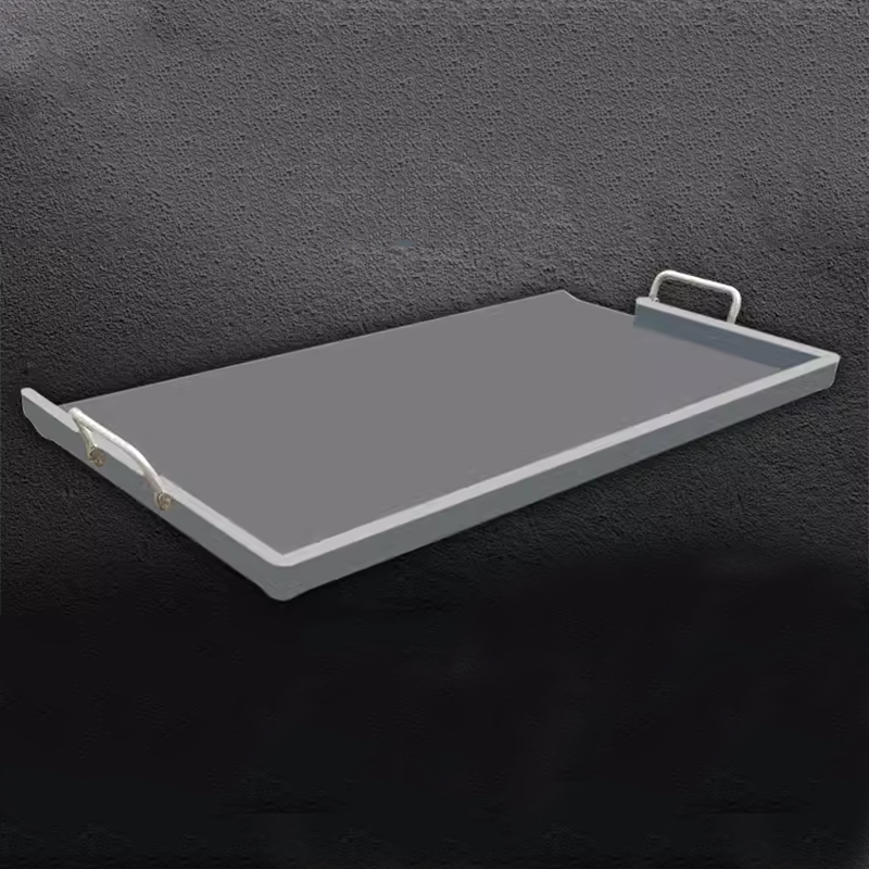 Flat Top Plancha Comal 50*40cm Universal Flat Top Rectangular Pan, Bbq Charcoal/Gas Grill With 2 Handles, Suitable For Grilling At Camping, Tailgating And Parties