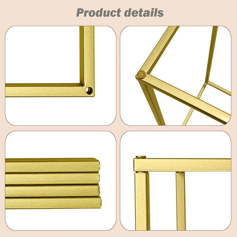 Wedding Flower Stand 23.6inch 10 pcs Column Vases Gold Centerpieces for Table Metal Flower Stand Gold Wedding Centerpieces for Tables Party Floral Stands for Flowers