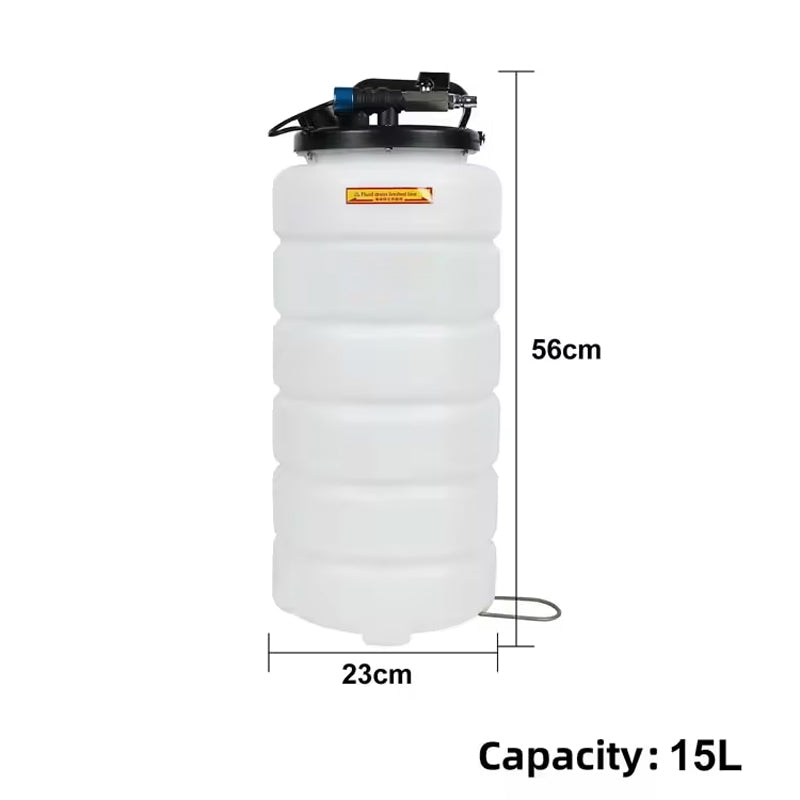 Automatic Pneumatic 40-170Psi 15L Engine Car Oil Extractor Fluid Vacuum Extractor Pump Machine