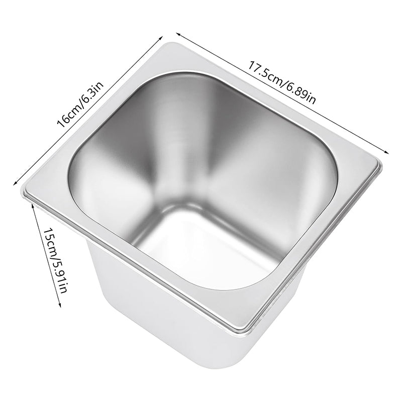 Food Warmer 4 Pan (7.4Qt+3.2Qt) Stainless Steel 850W Electric Countertop Steam Table with Automatic Temperature Control for Catering and Restaurants