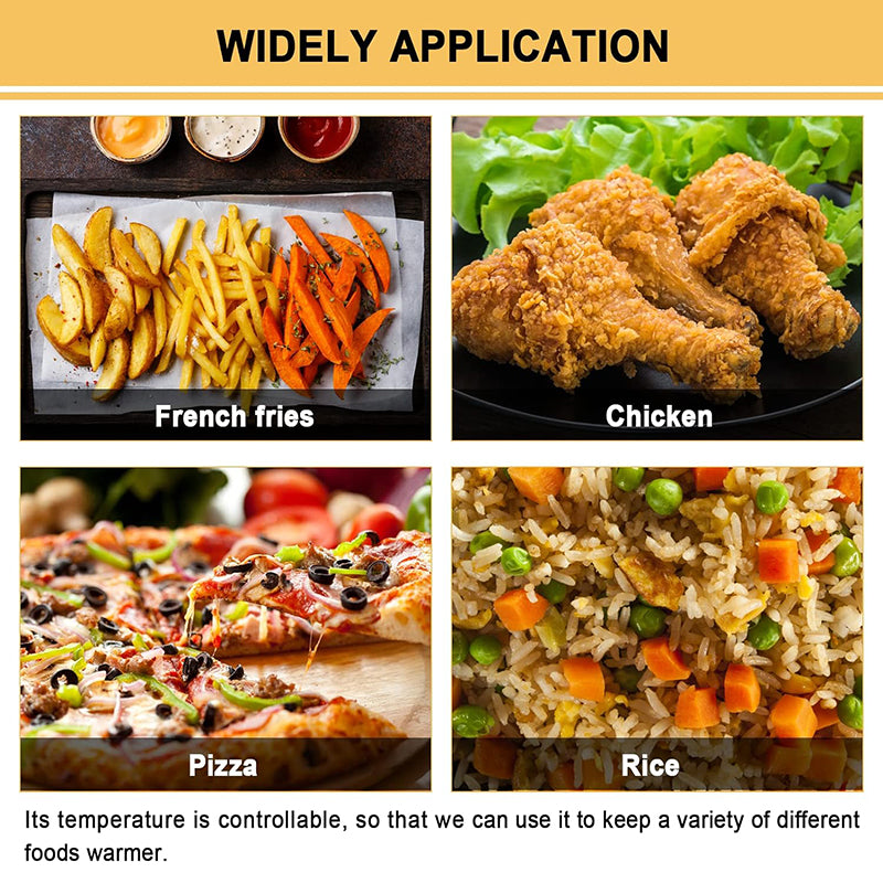 24” 650W Food Heat Lamp Strip Heater Commercial Food Warmer Food Heating Lamp Electric Food Warmer with Cord & Plug