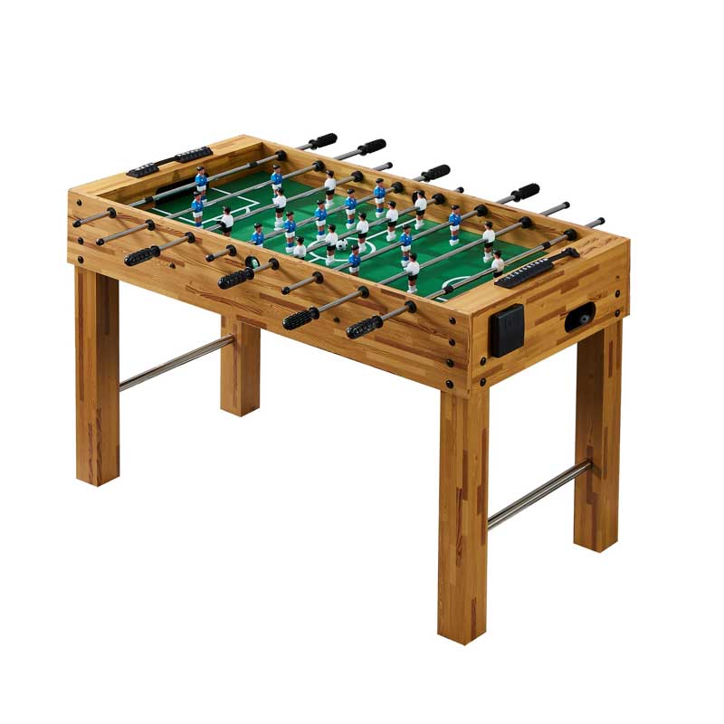 1.2m Adult Table Football Table, Wood Grain Football Table, 8-Pin Football Machine