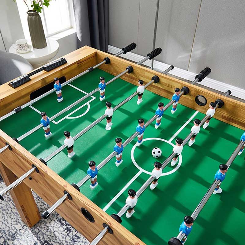 1.2m Adult Table Football Table, Wood Grain Football Table, 8-Pin Football Machine