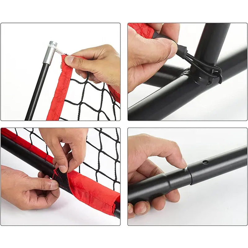 Portable 5-Hole Baseball Football Throwing Indoor And Outdoor Practice Throwing Training Net Vogue Strong And Durable