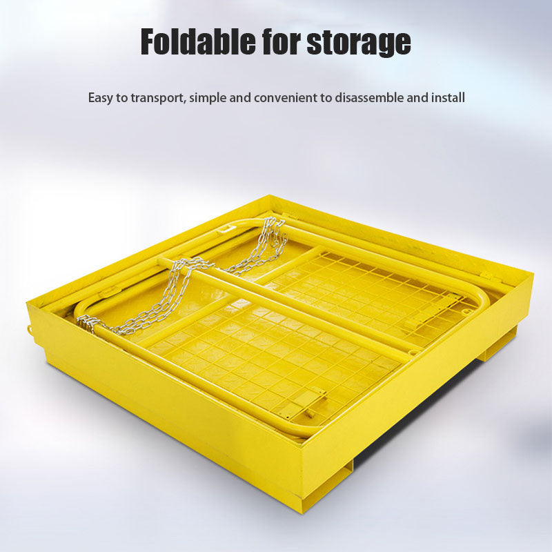Forklift Safety Cage, Maintenance Platform, Foldable Guardrail For Aerial Work