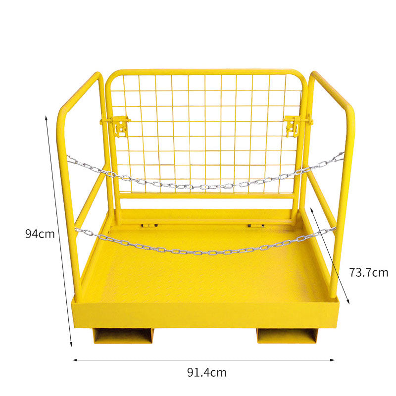Foldable Design, Forklift Safety Cage, Work Platform Basket