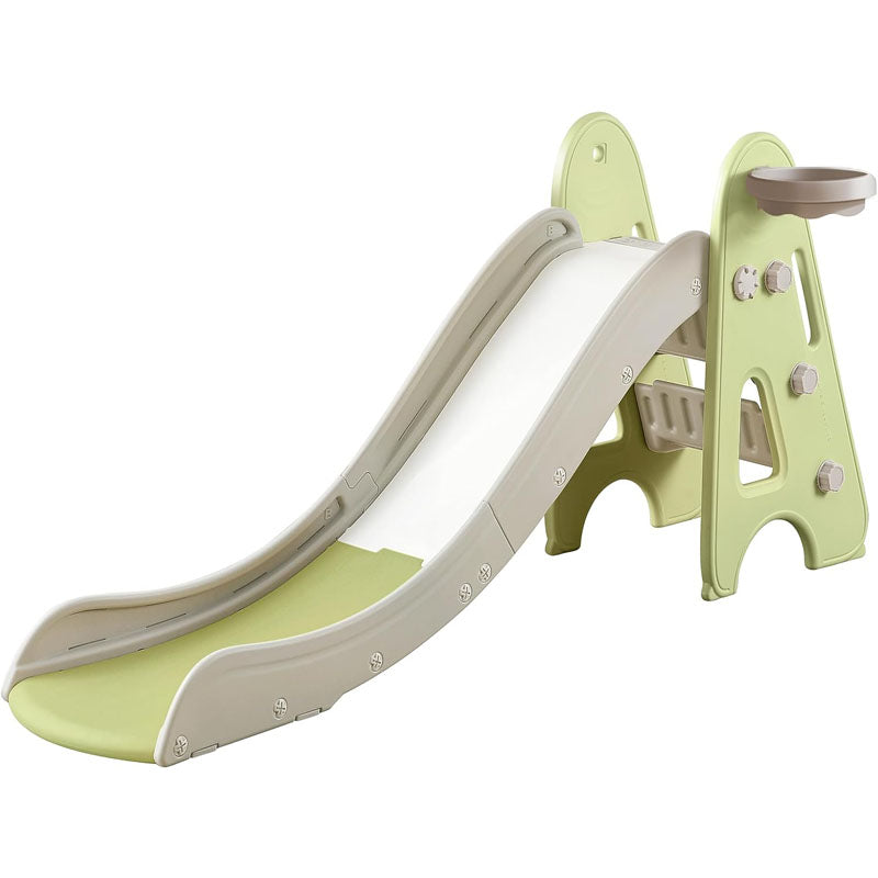 Freestanding Slides 3 in 1 Toddler Slide Folding Slide for Toddlers with Basketball Hoops and Ball