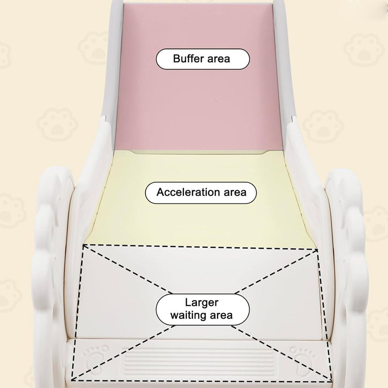 Freestanding Slides for Indoor Outdoor Toddlers Age 1-12 Baby Slide Climber Folding Playset