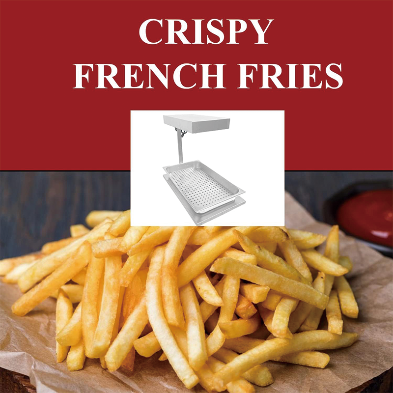 Commercial French Fry Warmer 20.86"x 12.99", Food Warmer Fries Warming Stations with Removable Food Pan