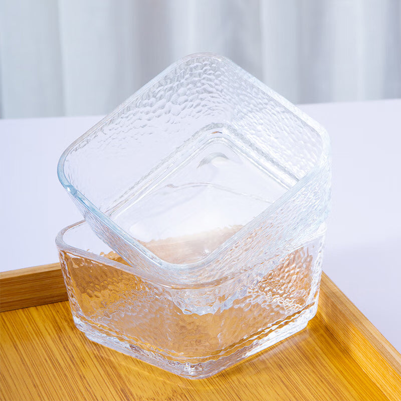 Fruit Plate Glass Creative Living Room Home Party Candy Snack Snack Plate Storage Snack Bowl 4 Gift Boxes