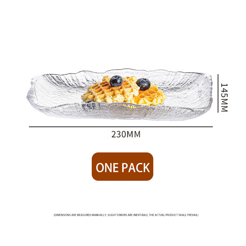 Glacier Pattern Fruit Plate Fruit Plate Living Room Home Club Modern Internet Celebrity Creative Dessert Table Decoration