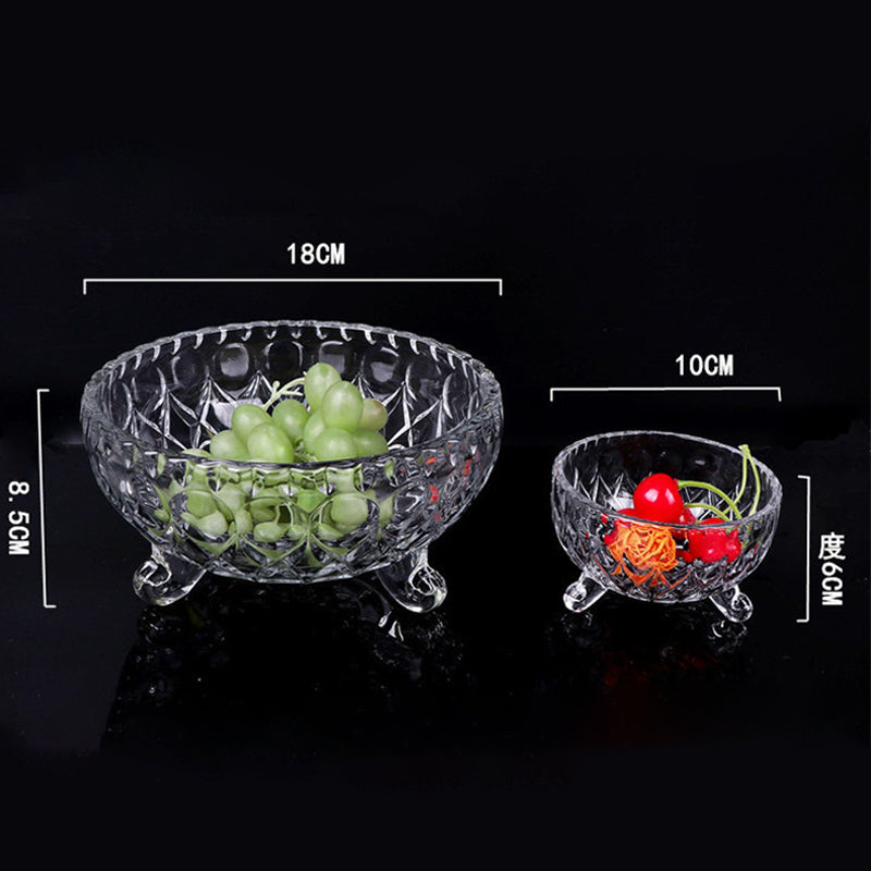 7-Piece Glass Fruit Cup, Glass Fruit Bowl, Glass Fruit Basin, Fruit Bucket, Glass Bowl, Fruit Plate, Salad Bowl Set