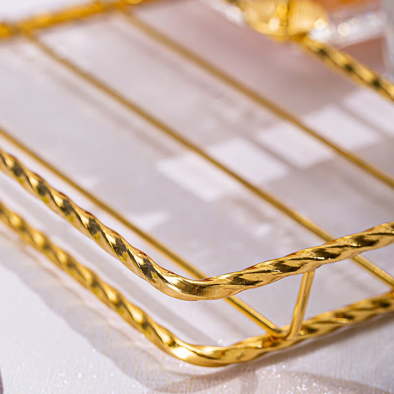 Yulu Ping An Snack Plate Dry Fruit Plate With Cover Creative Home Living Room Candy Plate Glass Snack Plate Melon Seed Plate