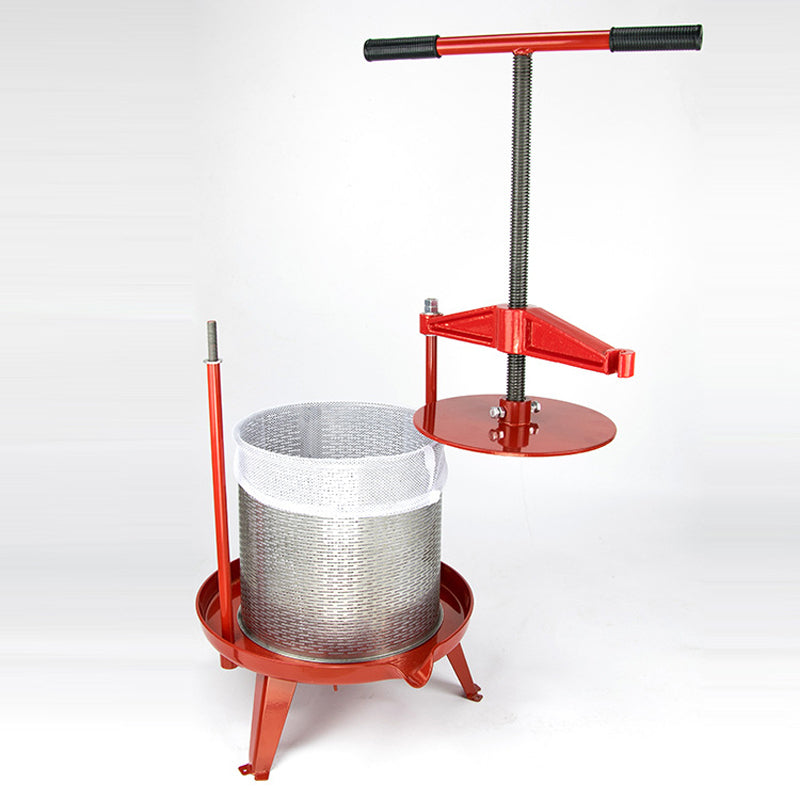 14L Heavy Duty T Handle Manual Press Wine Press Vegetable Honey Olive Oil Press