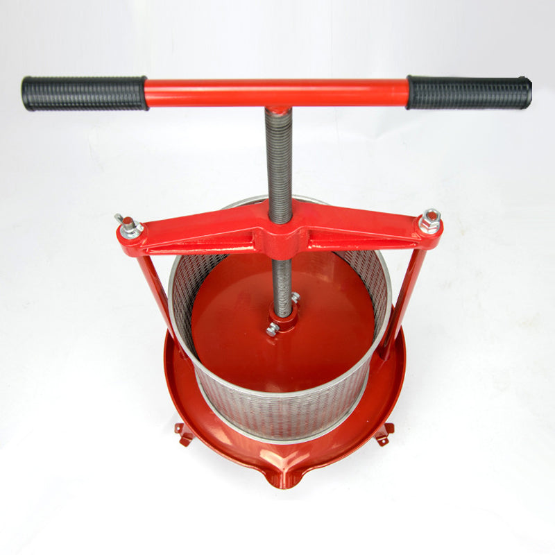 14L Heavy Duty T Handle Manual Press Wine Press Vegetable Honey Olive Oil Press