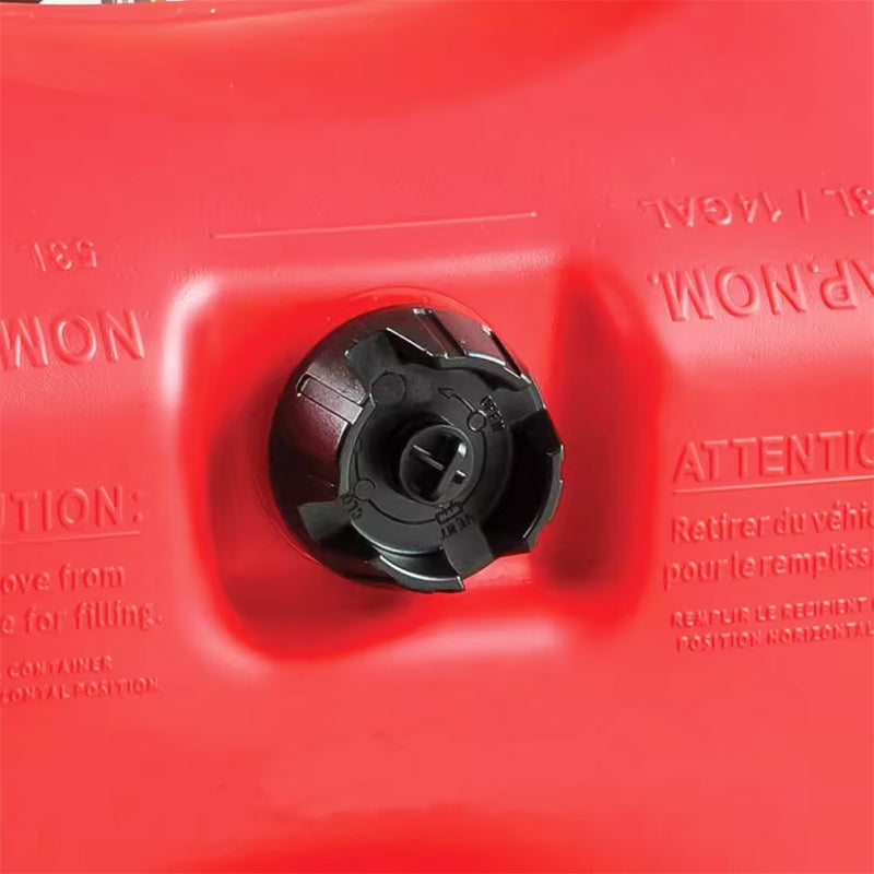 14 Gallon Portable Fuel Caddy Tank on Wheels Storage Gasoline Fluid Diesel with Pump