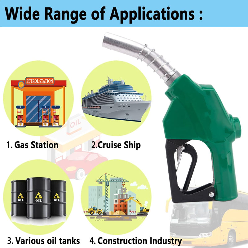 1-3/16"Automatic Fuel Nozzle,Car Fuel Filling Nozzle,Auto Shut-Off Fuel Nozzle, Suitable For Filling Diesel,Kerosene And Various Gasoline