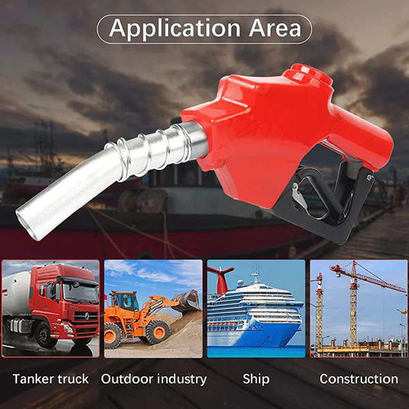 11A Diesel Large Mouth Self-Sealing Refueling Gun Nozzle Gas Station Self-Sealing Oil Gun 6 Points Diesel Gasoline Kerosene Oil Gun 3/4