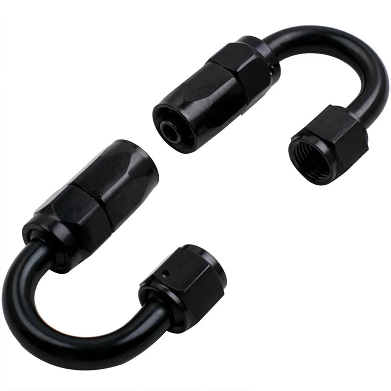 6An 20Ft An6 Stainless Steel Braided Fuel Line + 10pcs 6An Hose End Adaptor Kit Automobile Oil Cooling Joint Set