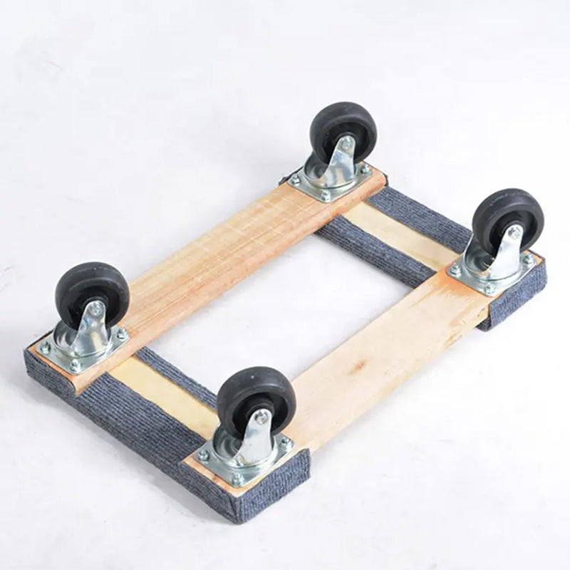 18" x 30" Furniture & Appliance Carpeted Wooden Moving Dolly Platform Moving Dolly For Moving Furniture And Equipment