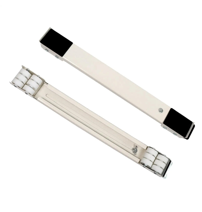 2Pcs Adjustable Base Adjustable Furniture 660 Lbs Total Load Dolly Mobile Rollers For Furniture