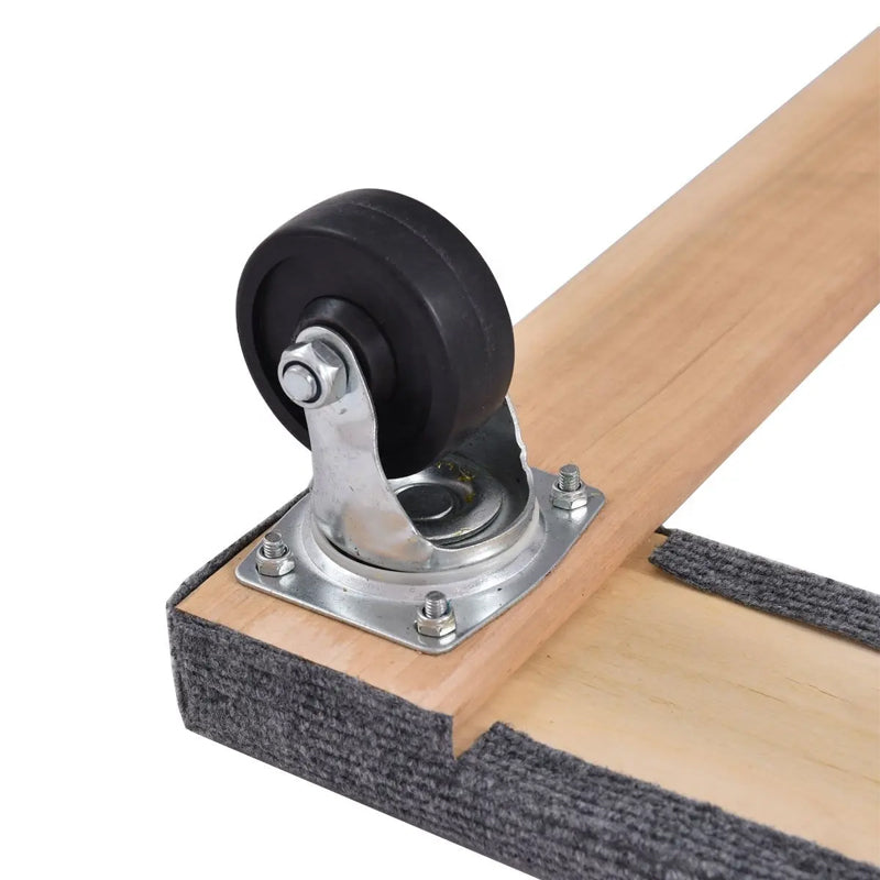 18" x 30" Furniture & Appliance Carpeted Wooden Moving Dolly Platform Moving Dolly For Moving Furniture And Equipment