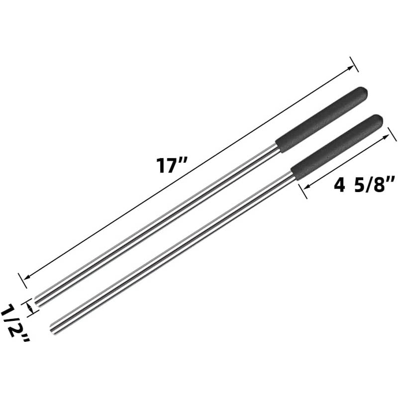 Heavy-Duty Garage Door Springs & Wires 0.207” x 2” x 24” (Pair) 18000 Cycles with Gloves for Replacement