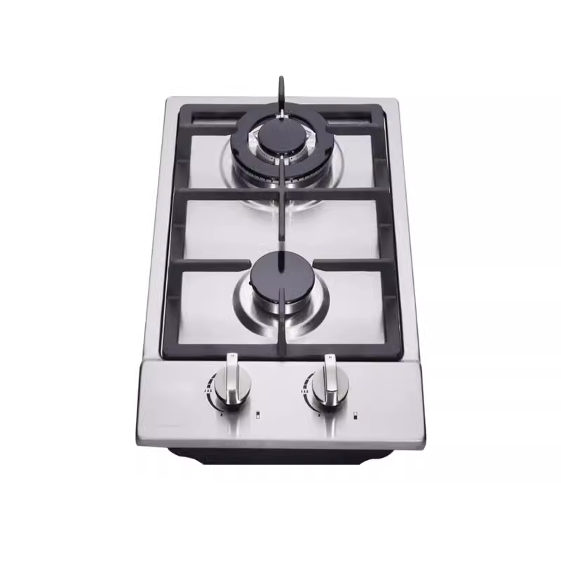 Gas Cooktop Double-Burner Gas Stove Vertical Small Apartment Balcony Small Stove Gas Stove Embedded Single Burner RV